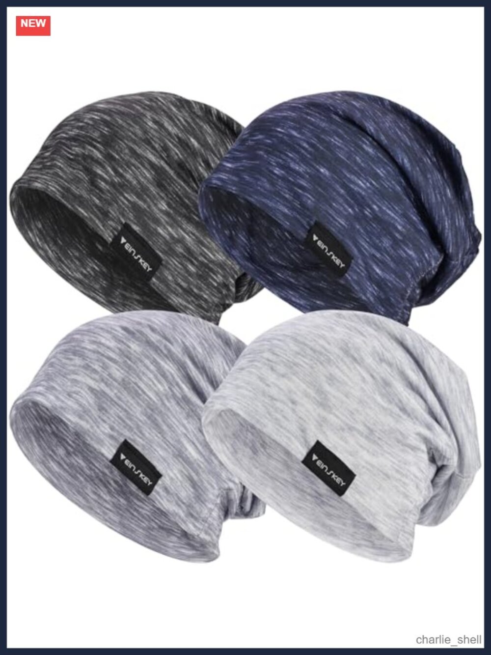 Slouchy Beanie Cotton Blend Unisex One Size Daily Wear Travel Cap